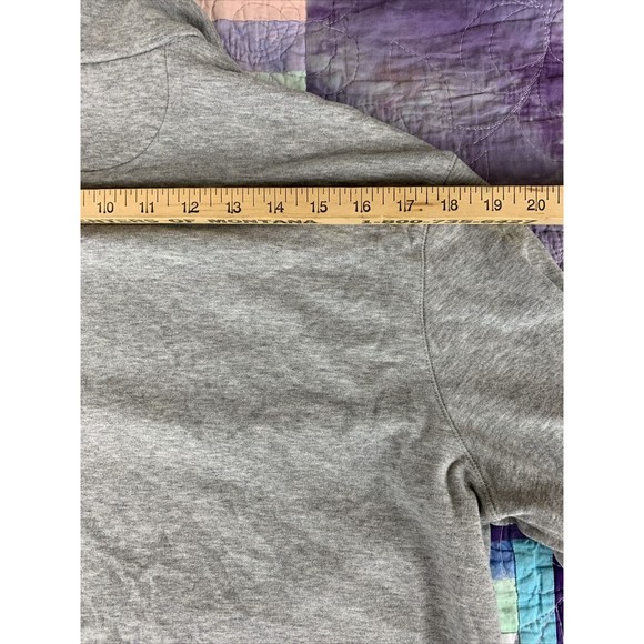 Polo Ralph Lauren Golf Sweater Mens Medium Gray Quarter Zip Logo Preppy Outdoor - Picture 10 of 10